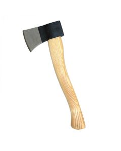 Prandi 600gr Yankee Style Hatchet, 14" Curved Handle, Basic finish, IATF spec