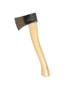 Prandi 600gr Yankee Style Hatchet, 14" Curved Handle, Traditional finish, IATF spec