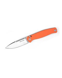 Real Steel Huginn Orange G10 Scales, VG10 Satin Blade, Slide Lock