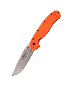 Ontario RAT Model I Folder D2 Blade Steel, Orange Handles with Satin Blade ~ 8867OR
