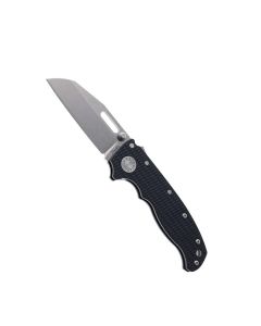 Demko Knives AD20.5 Shark Lock, Black G10 Handles, 20CV Shark Foot Blade