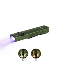 Olight Arkfeld UV Torch 1,000 lumens Cool White beam with a UV Light, OD Green