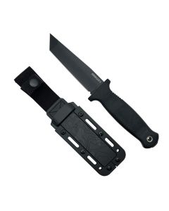Demko Knives Armiger 4, Black Handle, 80Cr2V Tanto Blade