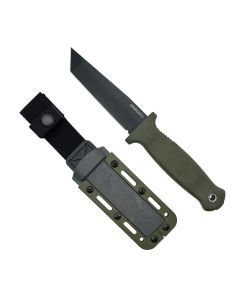 Demko Knives Armiger 4, OD Green Handle, 80Cr2V Tanto Blade