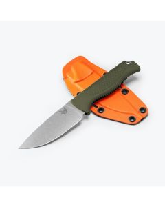 Benchmade 15006-01 Steep Country, Green Santoprene Handle, CPM-S30V Blade Steel, Kydex Sheath