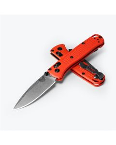 Benchmade 533-04 Mini Bugout Mesa Red Grivory Handle, Satin S30V Blade