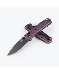 Benchmade 533GY-09 Mini Bugout, Dark Purple Grivory, Gray Cerakote S30V Blade,