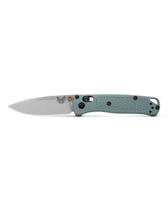 Benchmade 533SL-07 Mini Bugout Sage Green Grivory Handles, Crushed Silver S30V Blade