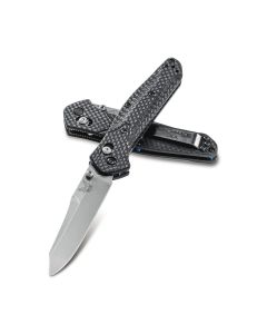 Benchmade 940-1 Osborne S90V Reverse Tanto Blade, Carbon Fibre Handles