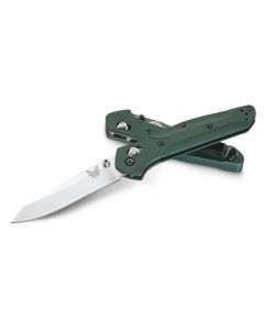 Benchmade 940 Osborne, S30V Reverse Tanto Blade, Green Aluminium Handle