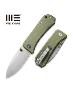 WE KNIFE 2004D Banter Green G10, Stonewash S35VN Spear Point blade