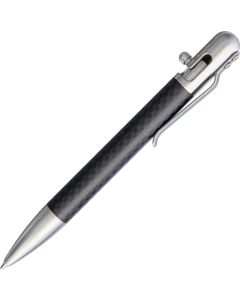 Bastion Bolt Action Pen Carbon Fibre and Stainless Steel