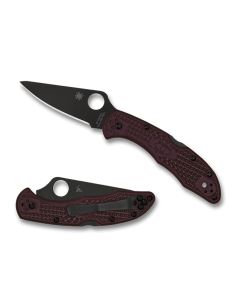Spyderco Delica 4 Lightweight Micro-Melt PD#1 Black Blade ~ C11BGBK 