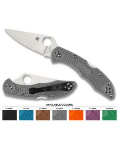 Spyderco Delica 4 FRN Full Flat Ground - All Colours available
