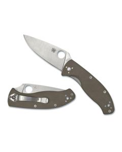 Spyderco Tenacious Brown G10, CPM M4 Blade steel ~  C122GBNM4P