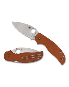 Spyderco Sage 5 Burnt Orange G10, CPM REX 121  ~ C123GBORP