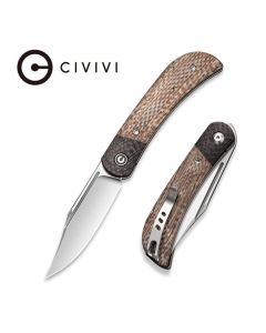 CIVIVI Knives Appalachian Drifter II, Front Flipper, Micarta & Carbon Fibre Handle, CPM S35VN Blade Steel ~ C19010C-2