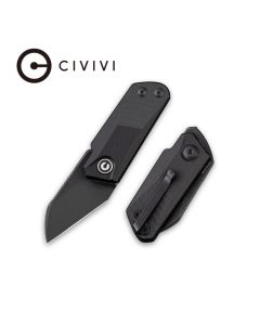  CIVIVI Knives Ki-V Slip Joint, Black G10 Handles, Black Blade ~ 2108B