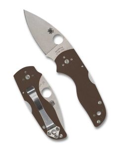 Spyderco Lil' Native Mid Back Lock Brown G-10 CPM 15V Sprint Run ~ C230MBGPBN15V