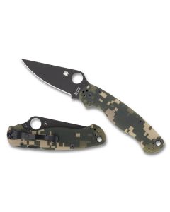 Spyderco Para Military 2 S45VN Digicam Black Blade G-10 ~ C81GPCMOBK2