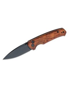  CIVIVI Knives Altus, Nitro-V Black Stonewashed Blade, Cuibourtia Wood Handles ~ C20076-3