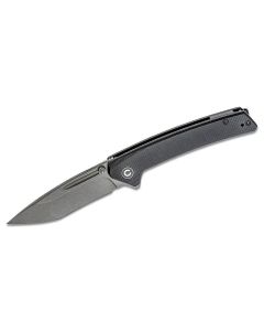  CIVIVI Knives Keen Nadder Flipper, N690 Compound Tanto Blade, Coarse Black G10 Handles ~ C2021A