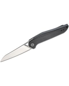 CIVIVI Knives C905C Mckenna Front Flipper, D2 Satin Blade, Black G10 Handles