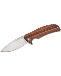 CIVIVI Knives C908D Incite Flipper, D2 Blade, Cuibourtia Wood Handles