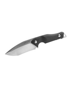Real Steel Doppler Black Handle with Blue Liners and Stonewash Blade