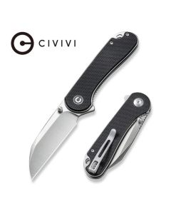 CIVIVI Elementum Flipper, Black G10 Handles, Nitro-V Wharncliffe Blade C18062AF-1