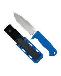 Demko Knives FreeReign Blue Handle, AUS10A Drop Point Blade