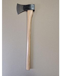 Prandi 1000gr German Style Big Axe, 25" Straight Handle, Traditional finish, IATF spec