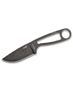 ESEE Knives IZULA-B-BO, Black Oxide Blade, Black Sheath