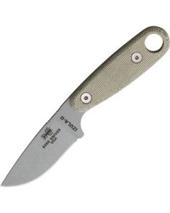 ESEE Knives IZULA-II-SPC, Gray Blade, Micarta Handles, Black Sheath