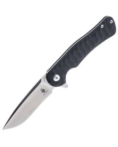 Kizer KIV3466N1 DUKES Flipper BOHLER N690 blade with Black G-10 scales folding knife