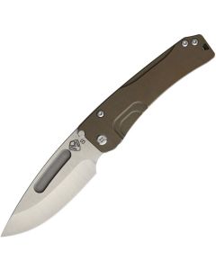 Medford Slim Midi Framelock, S35VN Blade Steel, Bronze Anodized Titanium Scales