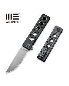 WE KNIFE 2101B Miscreant 3.0 Flipper, Black Titanium Handle, CPM 20CV Blade Steel 