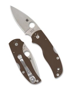 Spyderco Native 5, Brown G10, CPM 15V Sprint Run ~ C41GPBN15V5