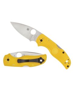 Spyderco Native 5 Salt Yellow, MagnaCut Plain Edge ~ C41PYL5