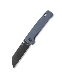QSP Penguin Blue Titanium, 154CM Sheepsfoot Black Stonewash Blade ~ QS130-S