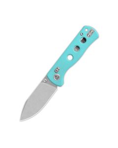 QSP Canary Glyde Lock, 14C28N Blade Steel, Tiffany Blue G10 Handle