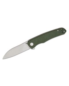 QSP Otter Green Micarta Handle, 14C28N Blade - QS140-E1