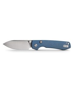Vosteed Raccoon - Top Liner Lock, 14C28N Blade, Blue Micarta Handle - A2905