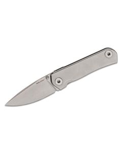 Real Steel Knives Phasma, D2 Satin Plain Blade, Stainless Steel Handles ~ 9223