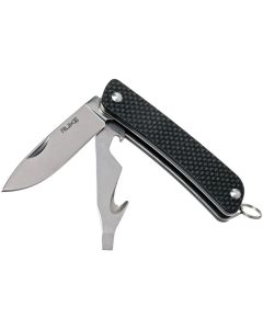 RUIKE Knives S21 Keyring Knife, Black G10 Handles