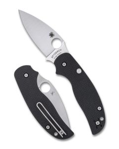 Spyderco Sage 6 Button Compression Lock, Carbon Fibre Scales, CPM S90V, Sprint Run ~ C123CFBCLS90VP