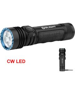 Olight Seeker 4 Pro 4600 Lumens Rechargeable Torch - Matte Black, Cool White LED