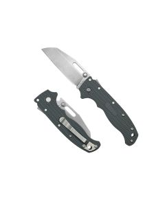 Demko Knives AD20.5 Shark Lock, Grey Grivory Handles, AUS10 Shark Foot Blade