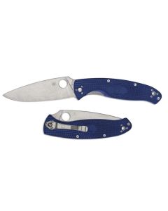 Spyderco Resilience Lightweight Blue FRN Scales, S35VN Blade ~ C142PBL