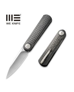 WE KNIFE WE19074A-C Eidolon Front Flipper, Carbon Fiber Integral Handle, CPM 20CV Blade